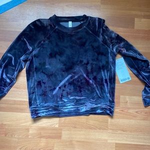 Lululemon Velour sweatshirt- warm down crew